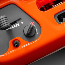 Turn key start
Easy to get operating under any wetather conditions. No choking needed, just turn the key and go.