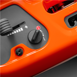 Turn key start
Easy to get operating under any wetather conditions. No choking needed, just turn the key and go.